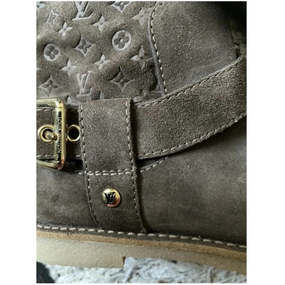 Authentiv Louis Vuitton Snowball Snow Boots/PreOwned/5 1/2-6 Good - Picture 16 of 17